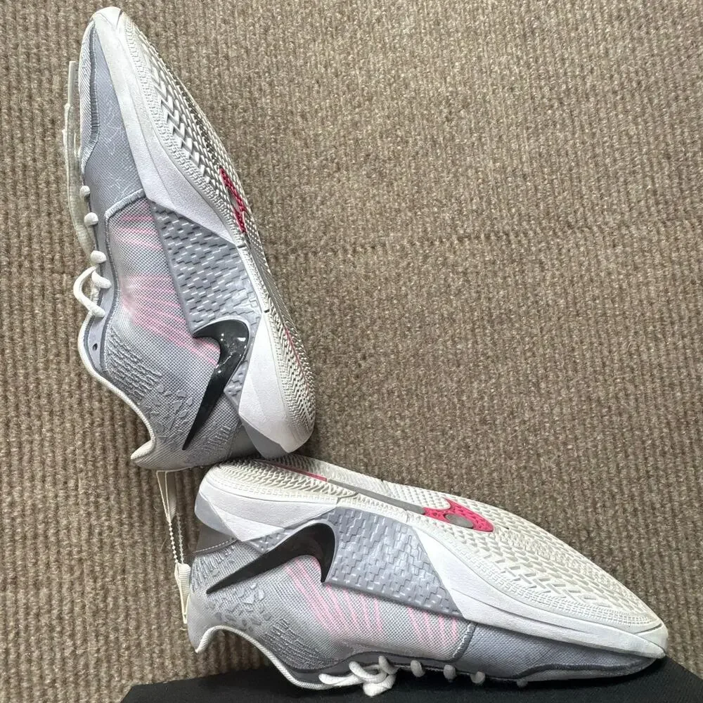 Nike Sabrina 2 Lily Youth 5.5 White Pinksicle Cement Grey basketball shoes